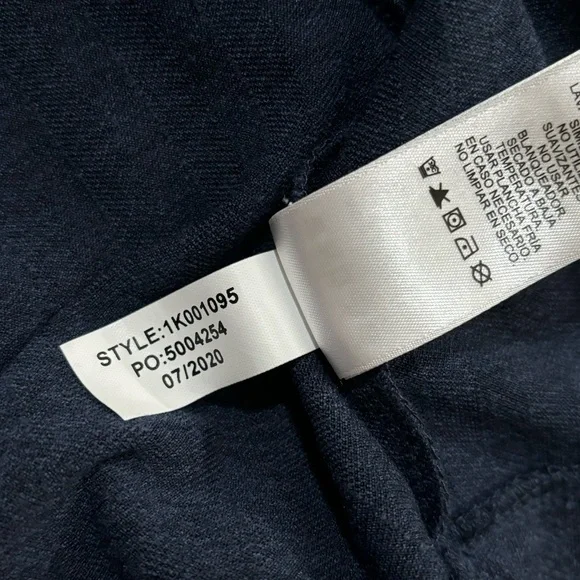 Vineyard Vines Navy Blue Herringbone Half Zip Pullover Small - Picture 9 of 9